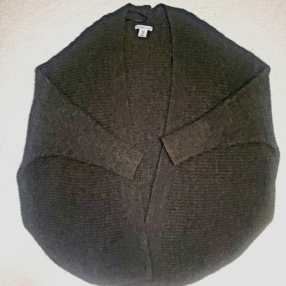SINCERELY JULES Green Oversized Cardigan